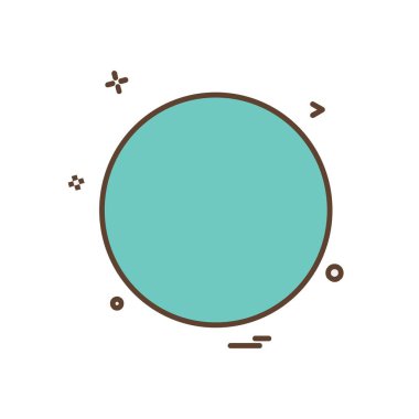 Şekil simge tasarlamak vektör 