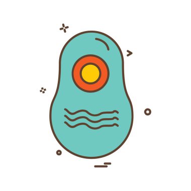 Yüzme simge tasarlamak vektör 