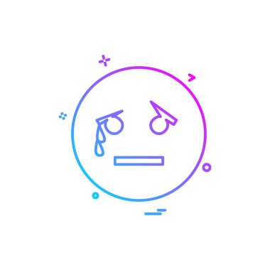 Emoji simgeleri tasarım vektörü 