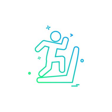 Çalışan simgesi tasarım, vektör çizim