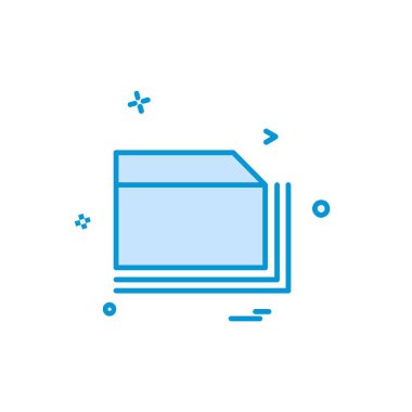 Dosya simgesi tasarım vektörü