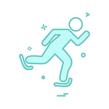 Spor simge tasarlamak vektör 