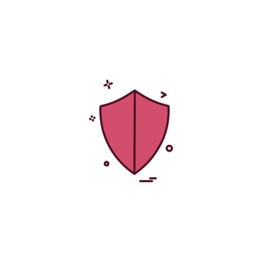 Güvenlik rozeti hukuk Emanet simge vektör tasarımı