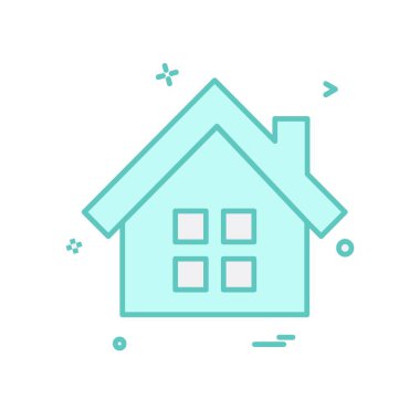 Ev simgesi tasarım vektörü