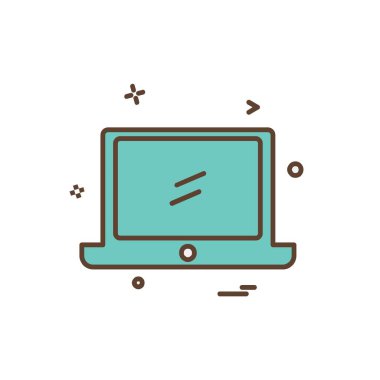 Bilgisayar simgesi tasarım vektörü