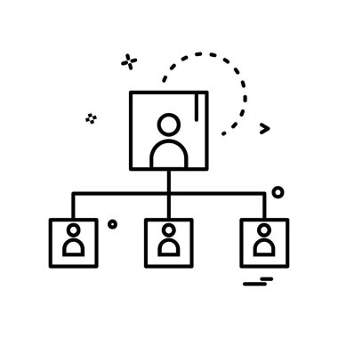 Ağ simgesi tasarım vektörü