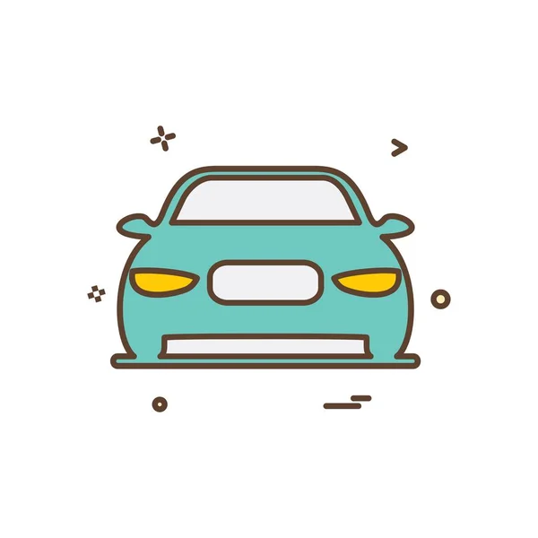 Diseño Iconos Transporte Ilustración Vectorial — Vector de stock