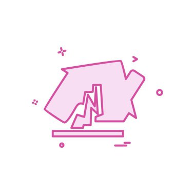 Ev simgesi tasarım vektörü