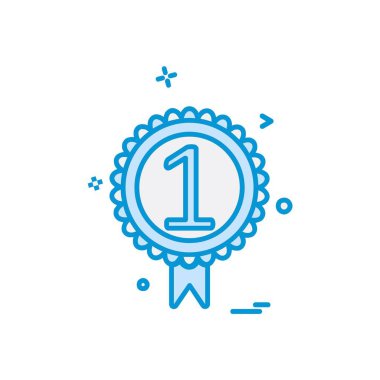 madalya simge tasarlamak vektör 