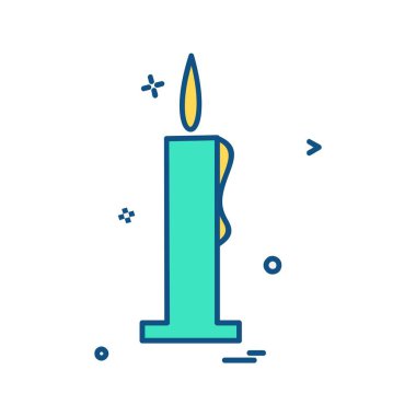 Mum simgesi tasarım vektörü