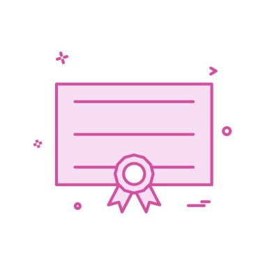 kartı şerit simge vektör tasarımı