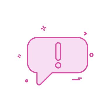 İleti simge tasarlamak vektör