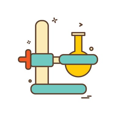 Şişesi simgesi tasarım, renkli vektör çizim