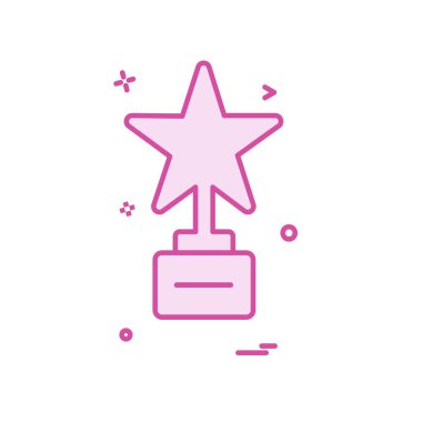 Yıldız simgesi tasarım vektörü