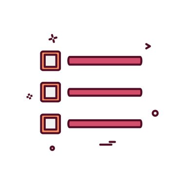 Menü simge tasarlamak vektör