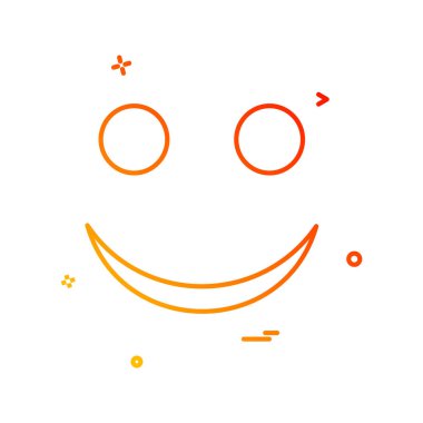 Gülen simge tasarlamak vektör