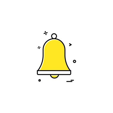 Bell simge vektör tasarımı