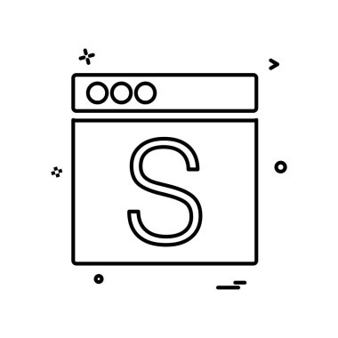 Web düzeni simge tasarım vektörü