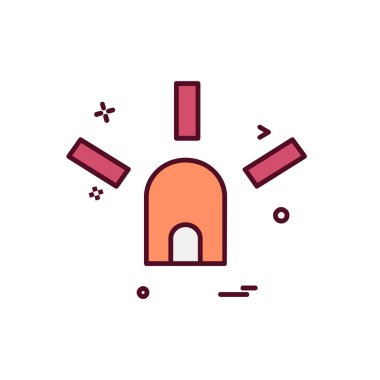 Tıbbi simge tasarım, renkli vektör çizim