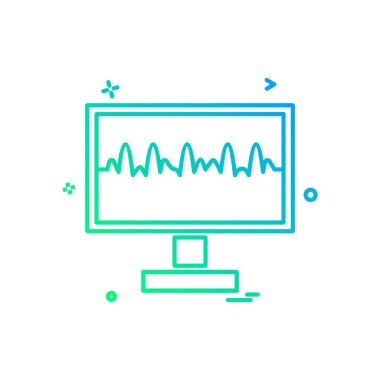 Bilgisayar simgesi tasarım vektörü