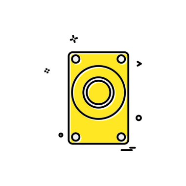 Bilgisayar Teknolojisi simgesi tasarım vektörü