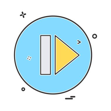 Ok simgesi tasarım vektörü