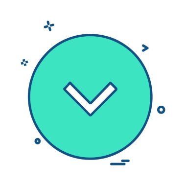 Ok simgesi tasarım vektörü