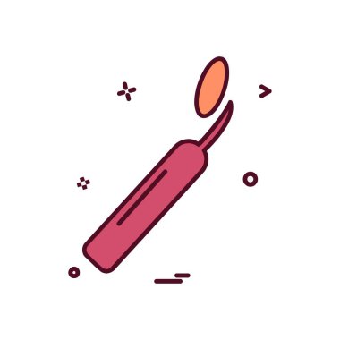 Tıbbi simge tasarım, renkli vektör çizim