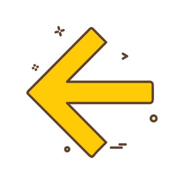 Ok simgesi tasarım vektörü