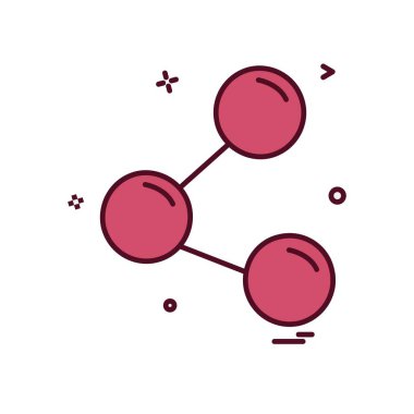 Simge tasarım vektörünü paylaş