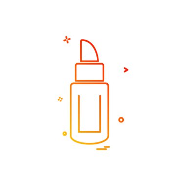 Kozmetik simgesi tasarım vektörü