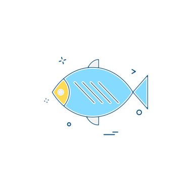 Gıda simgesi tasarım vektörü