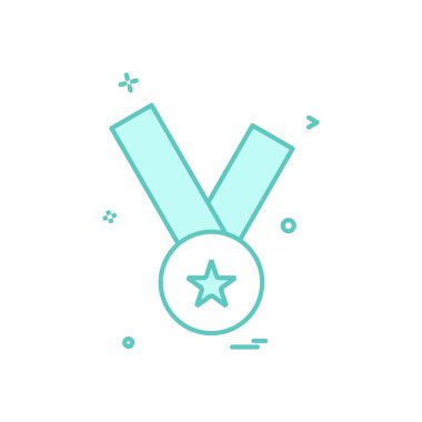 madalya simge tasarlamak vektör 