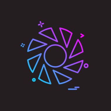 Kamera simgesi tasarım vektörü