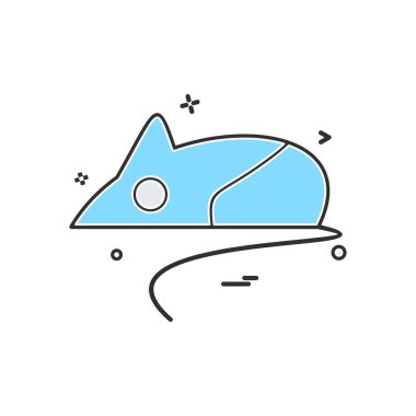 fare laboratuvar simgesi vektör tasarımı 