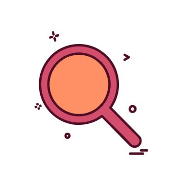 Arama simge tasarlamak vektör