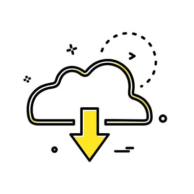 Simgesi tasarım, renkli vektör çizim indir