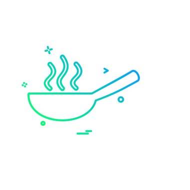 Mutfak simgesi tasarım vektörü 