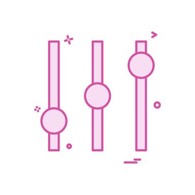 Equilizer simge tasarlamak vektör