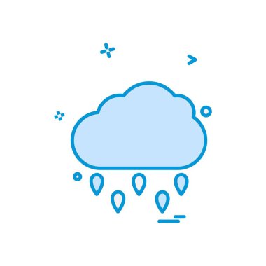 Weather simge vektör beyaz arka plan üzerinde