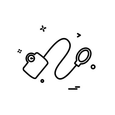 Tansiyon simgesi tasarım vektörü