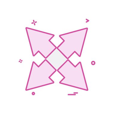 Ok simgesi tasarım vektörü