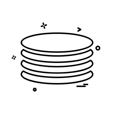 Veritabanı simge tasarlamak vektör