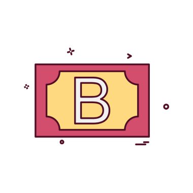 Doları simge tasarlamak vektör