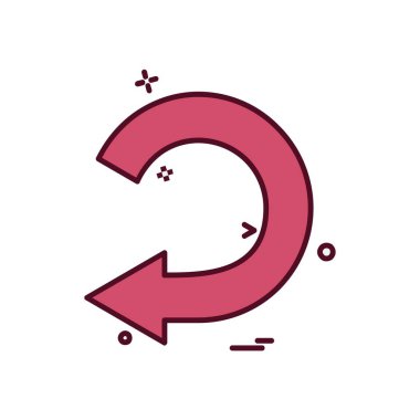 Ok simgesi tasarım vektörü