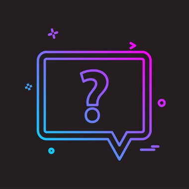 İleti simge tasarlamak vektör