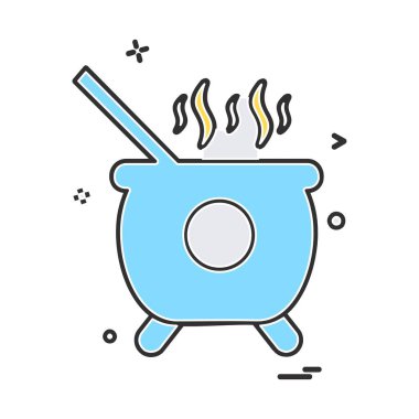 Gıda simgesi tasarım vektörü 