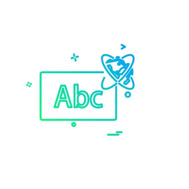 Okul simgesi tasarım vektörü 