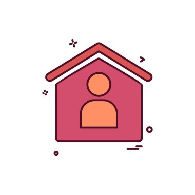 Emlak simge tasarlamak vektör