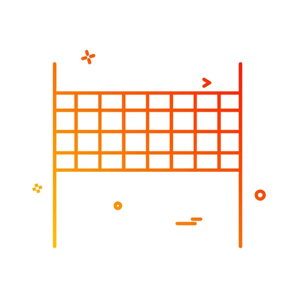 Volley ball icon design vector